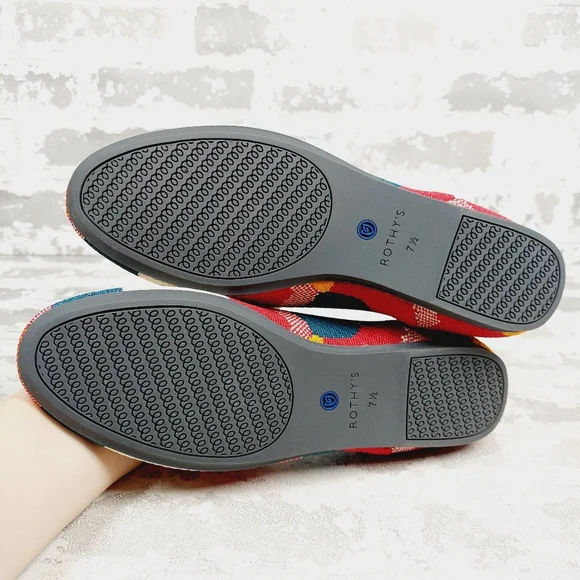 New Rothy's Amber Moroccan Round Toe Slip On Loafers C114 - Picture 6 of 8